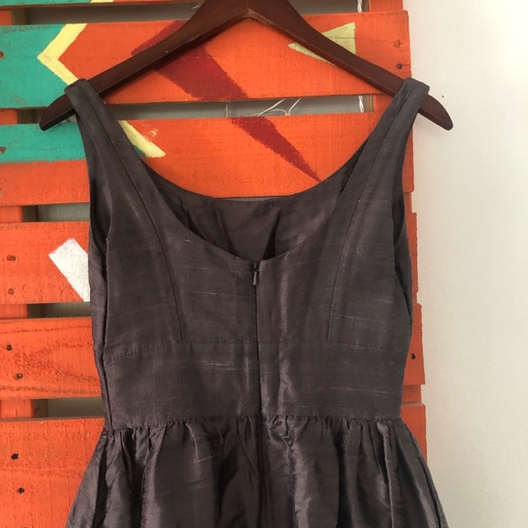 Vintage Raw Silk Anthropologie Lula Kate Dress - Picture 5 of 15